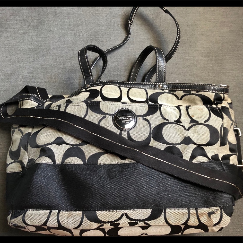 Authentic Coach Diaper Bag